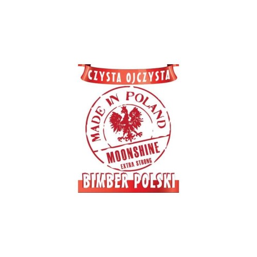 ETYKIETY NA BIMBER- CZYSTA OJCZYSTA- ORZEŁEK