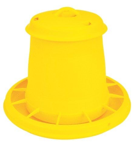 Karmidło automatyczne, żółte dla drobiu, 5,25 l, 3,5 kg, Novital