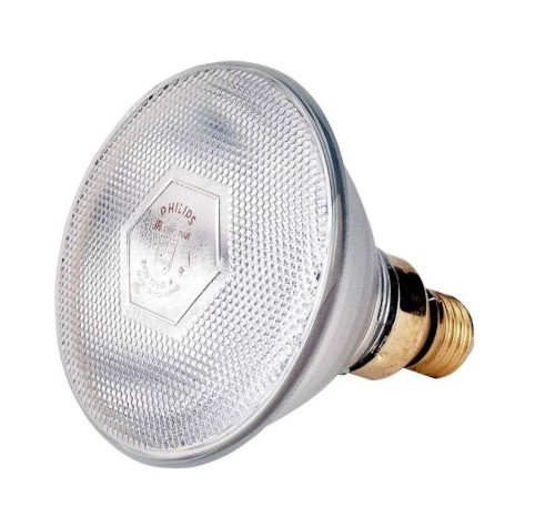 Promiennik podczerwieni, żarówka 175 W, PAR38, biała, Philips