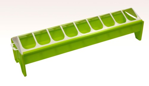 Karmidło dla młodych kur, 50 x 12 cm, zielone, Novital