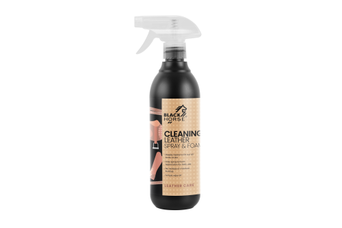 Pianka BLACK HORSE do czyszczenia wyrobów rymarskich 500ml