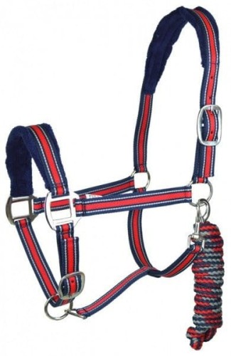 Kantar York Calipso z uwią granat-czerwony Full