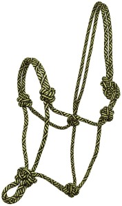 Kantar York sznur Bright czarno-zielony Pony