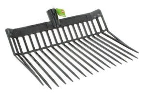 Widły do stajni Premium, bez trzonka, CZARNY, Kerbl 