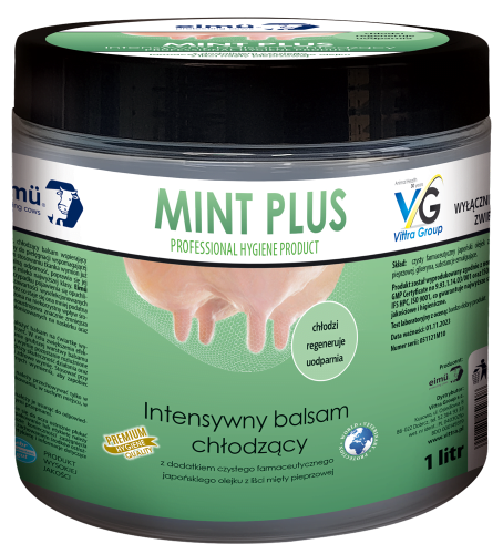 Balsam do wymion Vittra Eimü Mint Plus 500 ml