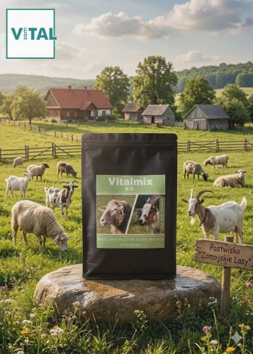 Vital-Mix K.O. 2kg Mieszanka Mineralna dla Kóz i Owiec Witaminy