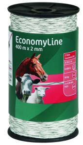 Plecionka EKONOMY 400mb 2x0,50mm biała CA
