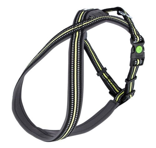 SZELKI DLA PSA XENOS 30-40cm x 15mm CZARNE/ODBLASK