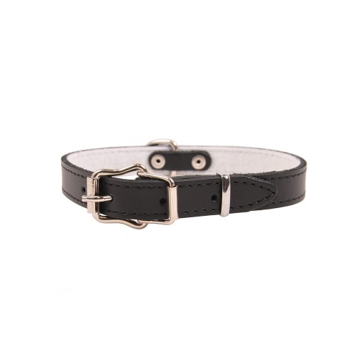 OBROŻA SKÓRA CZARNA 12MM/32 CM