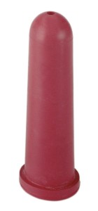 SMOCZEK GUMOWY CZERWONY Z OTWOREM