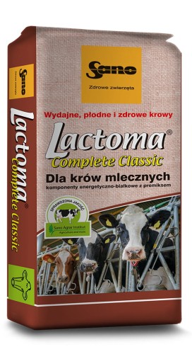 SANO LACTOMA COMPLETE CLASSIC 25KG dla krów mlecznych koncentrat o dużej wydajności