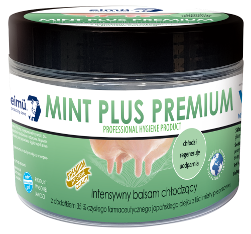 Eimü Mint Plus Premium idealny balsam do wspomagania terapii zapalenia wymion,